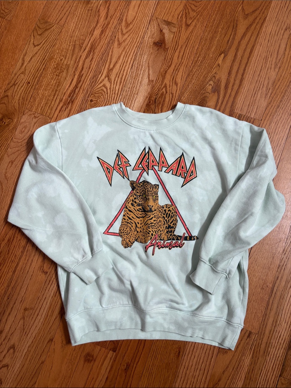 Graphic Crewneck Sweater - L